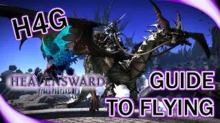 How To Guide -  Flying in FFXIV Heavensward - Intro to Aetheryte Currents and The Black Chocobo