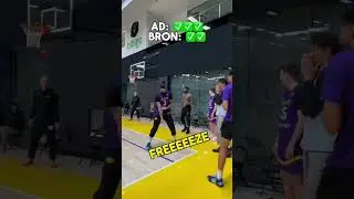 LeBron vs Anthony Davis 3 Point Shootout  