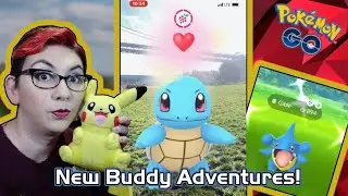 New Buddy Adventures in Pokémon Go! (Also Shiny Gible)
