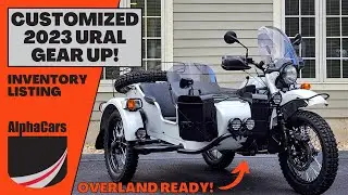 Embark on Epic Journeys with this Custom 2023 Ural Gear Up Rainier White