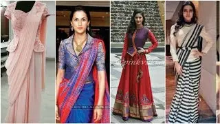 Stylish party wear long length blouse designs || Long length blouse designs for sarees and lehengas
