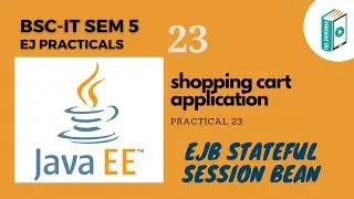 Enterprise Java Tutorial:  Develop simple shopping cart application using EJB
