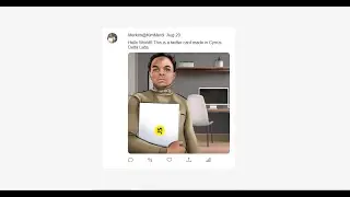 Twitter card using html and css