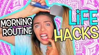 LIFE HACKS : School Morning Routine! How To Be A Morning Person! Nichole Jacklyne