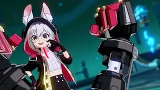 Cute angel girl and pretty interesting turn based gameplay [Outerplane]