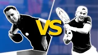 Real Tennis Player VS Ping Pong Player