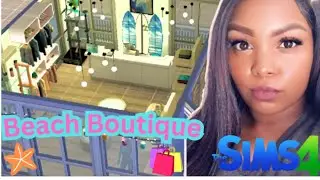 I Built the Perfect Beach Hangout in Sims 4 | Restaurant, Shop, & Dance Floor Pt. 1 |No Talking|