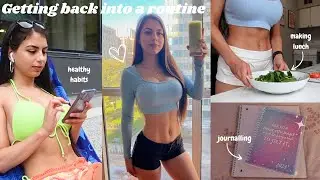Getting back into my routine | pool day, cooking and self care