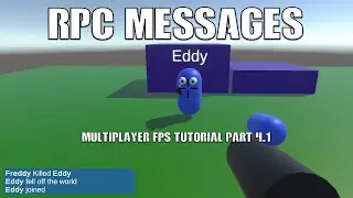 Tutorial: Online multiplayer 🔫 FPS Unity & Photon Fusion EP4.1 (player names and RPCs)