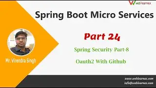 Spring Security | Spring Boot Oauth2 Security  With Github Implementation | Part 24
