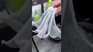 Sponge cloth #spongeclothe #dishwasher #washbasin #cleanandgreen