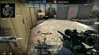 Overpass 1v4 noscope clutch