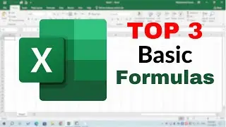 Top 3 Excel Formulas You NEED to Know (SUM, AVG, PERCENTAGE)