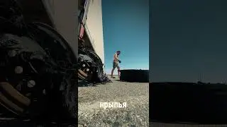 Колесо взорвалось, заметил не сразу и результат на видео #авария #дальнобой #дорога #трассы #ремонт