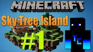 Minecraft Survival Sky Tree Island #1