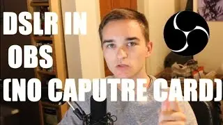 How To Use A DSLR in OBS As a Webcam (No Capture Card - Sparkocam)