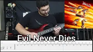 Judas Priest  | Evil Never Dies | Guitar Cover + Tabs