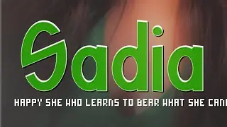 Make Glass font Only in Pixellab By Sadia Editx