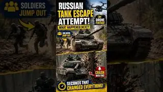 Russian Tank Loses Control Moments After Moving Out