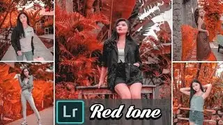 Tutorial lightroom || cara edit foto "Red tone" di lightroom mobile keren