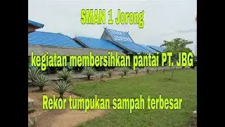 SMAN 1 Jorong in JBG , Rekor Tumpukan sampah terbesar