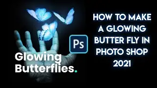 how to make a glowing butterfly in photoshop