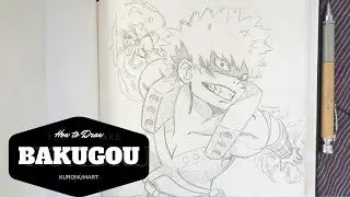 How To Draw Katsuki Bakugou