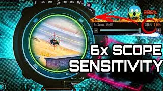6x Scope Sensitivity | 6x Sensitivity BGMI |BGMI Sensitivity For No Recoil | PUBG MOBILE