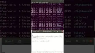 How to remove directory that contains files and folder using terminal in Linux | #shorts