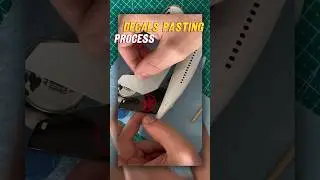 Boeing 737-8 Max Decals pasting Process 