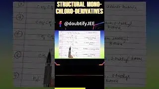 The Total number of structural mono-chloro-derivatives possible in C₅H₁₂ is : (1) 6...| Doubtify JEE