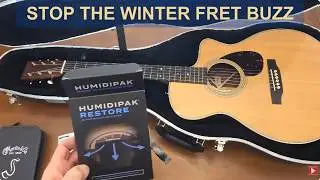 STOP THE WINTER FRET BUZZ - Easy Acoustic Guitar Humidity Fix