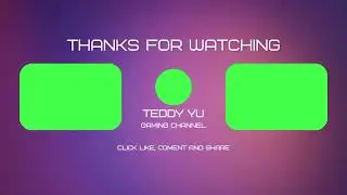OUTRO THANKS FOR WATCHING || GREEN SCREEN || 2023#youtube #viral