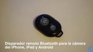 Disparador de cámara Bluetooth para el iPhone y Android