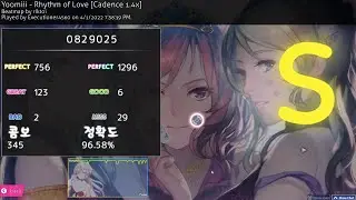 Rhythm of Love [Cadence 1.4x] 96.58% acc Osu!Mania