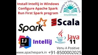 Install Intellij & run first Spark program in windows | Configure spark in Intellij