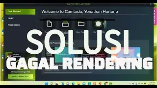 CARA MENGATASI GAGAL RENDERING PROJECT CAMTASIA
