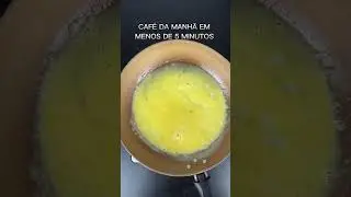 UM CAFÉ DA MANHÃ DE 5 MINUTOS!!! 😋 