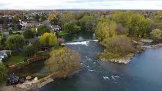 Coteau-Du-lac, Quebec, Canada 4K with drone