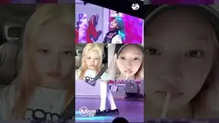 Участницы #ive с макияжем и без макияжа #yujin #gaeul #rei #wonyoung #kitsch #айв #kgirl