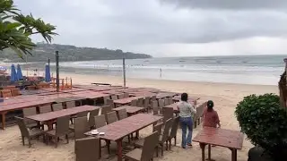 Eat Seafood with a beautiful beach view in Jimbaran Bali