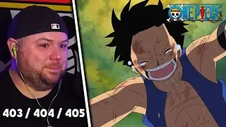 Kuma Disappears The Straw Hats! One Piece REACTION - Episode 403, 404, & 405