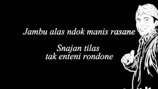 Didi Kempot - Jambu Alas Lyric