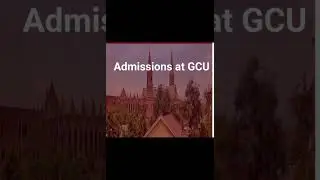GC university online Admission Form fill krne ka Tareeqa / How to fill online admission form GCU