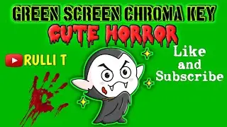 Green Screen [1080p] - HALLOWEEN CUTE HORROR DRACULA VAMPIRE DEATH GHOST ZOMBIE COFFIN BLOOD BITE 🔊