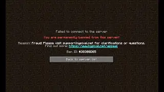 I got perm banned on Hypixel (I AM SO SORRY)