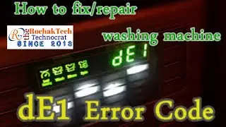 DE1 error, LG de1 error, LG washing machine front load de1 error #therochaktech #lg #shortvideo #diy