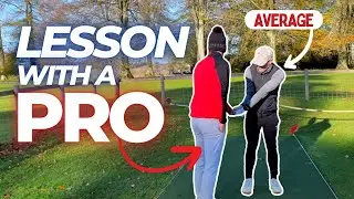 AVERAGE golfer has a LESSON with a PRO