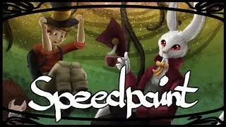 Speedpaint~ The Night of the Rabbit- Follow the White Rabbit