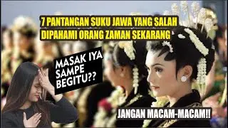 7 PANTANGAN ANEH ORANG JAWA YANG TERNYATA BAIK #budayajawa #viral #ilmujawa  #unik #budayaindonesia